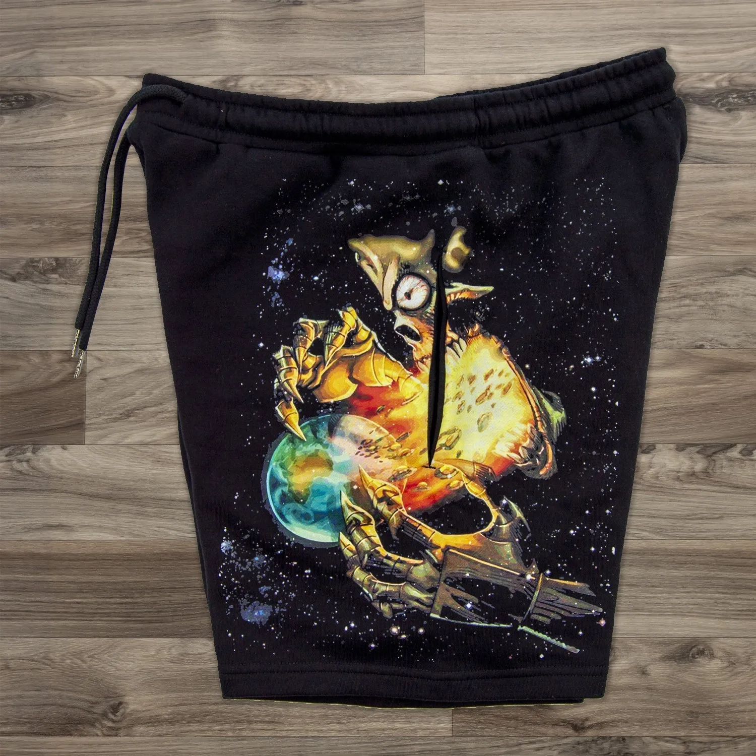 Stylish preppy printed track shorts