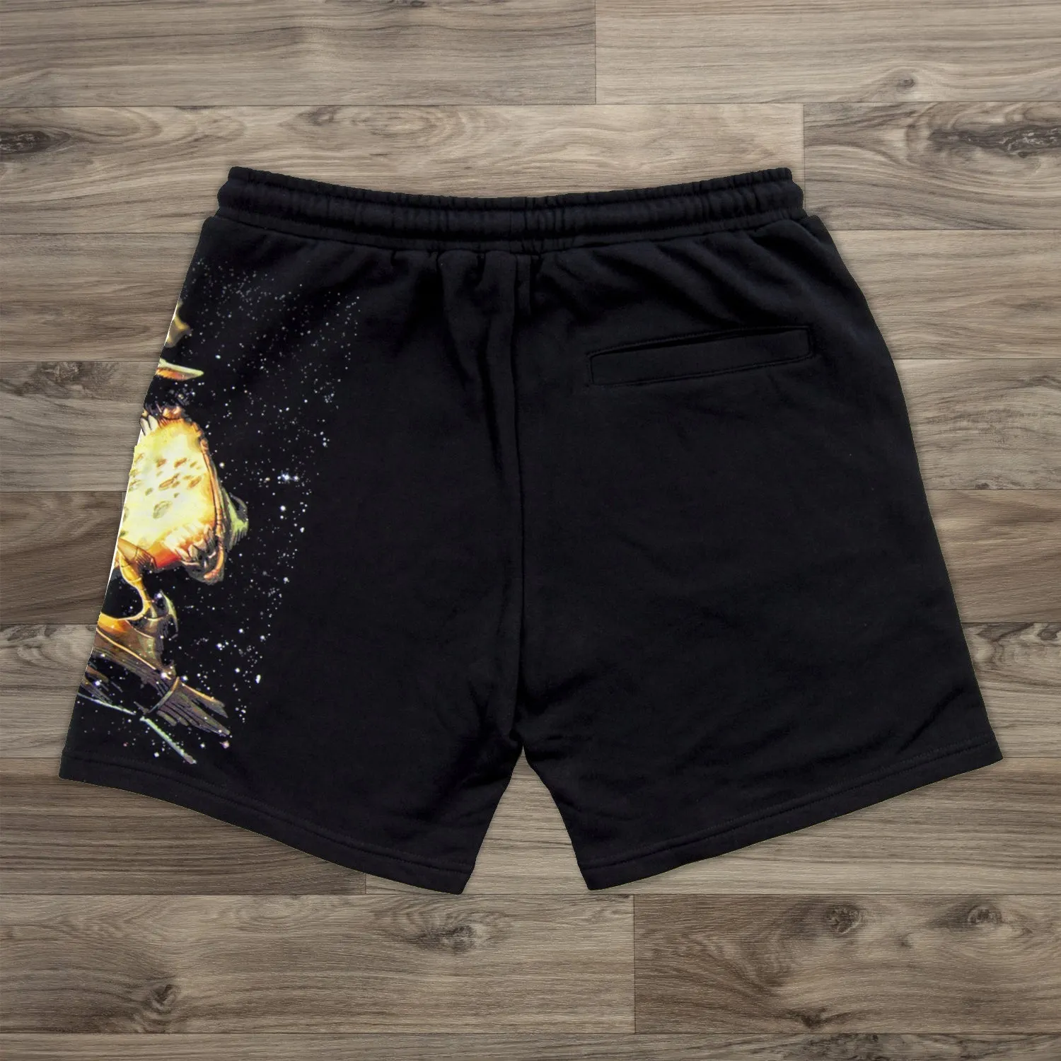 Stylish preppy printed track shorts