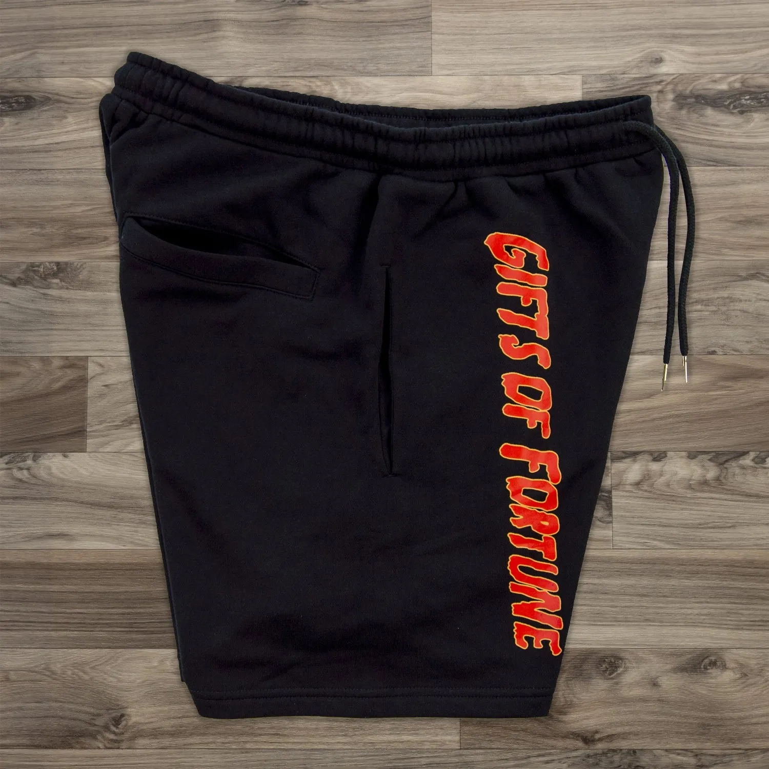 Stylish preppy printed track shorts