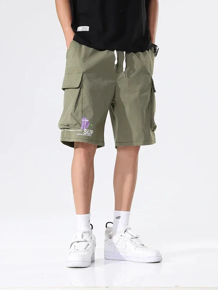 Summer ELASTIC WAIST Cargo Shorts