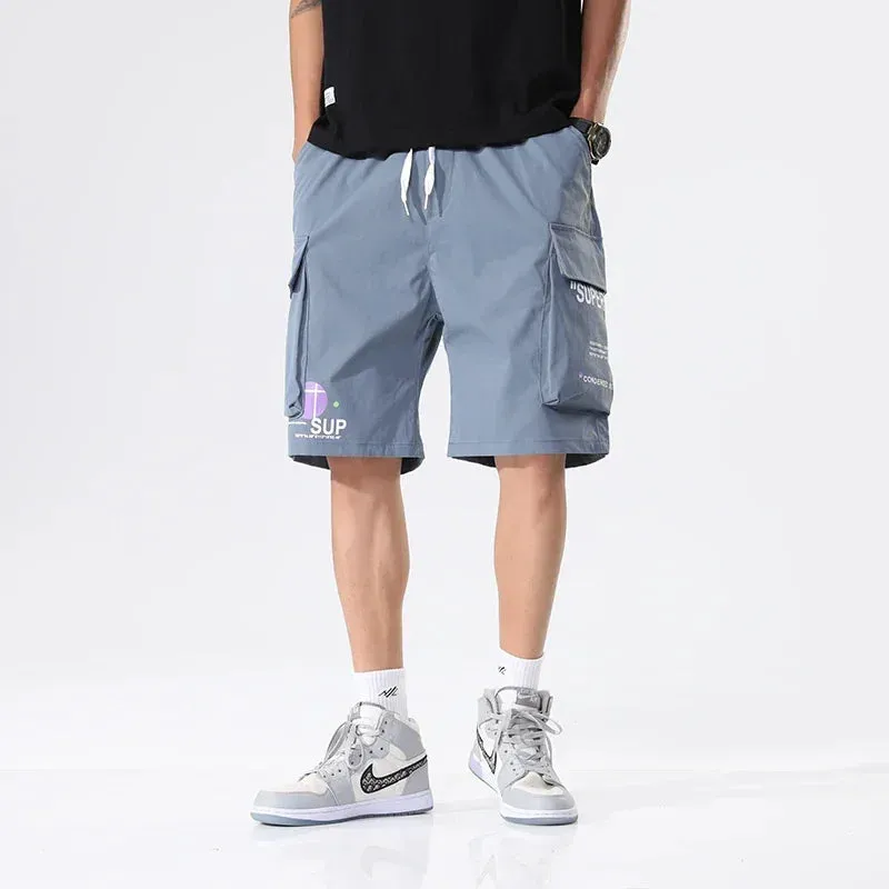 Summer ELASTIC WAIST Cargo Shorts
