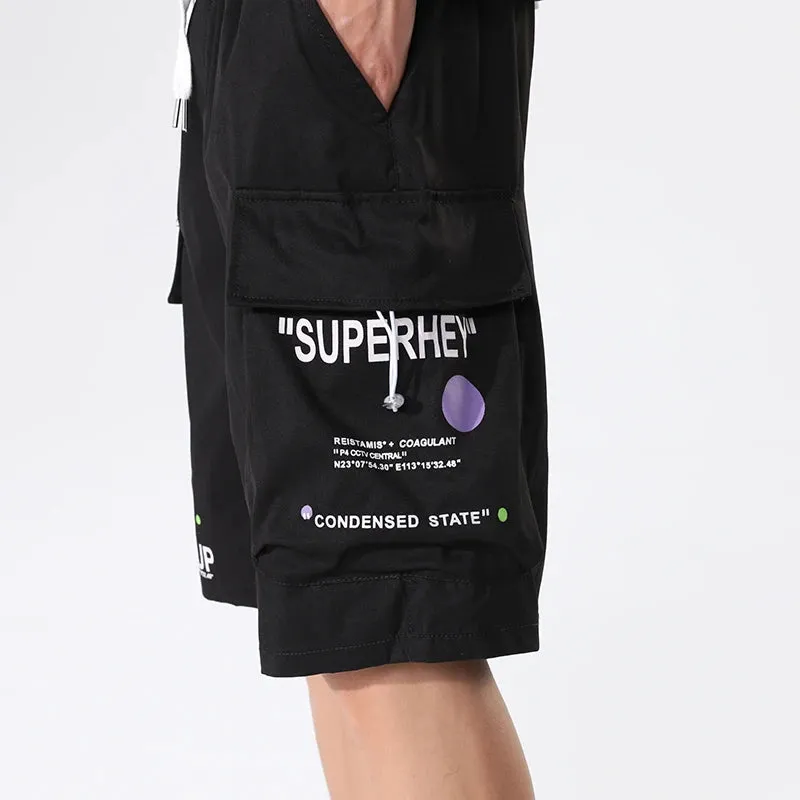 Summer ELASTIC WAIST Cargo Shorts