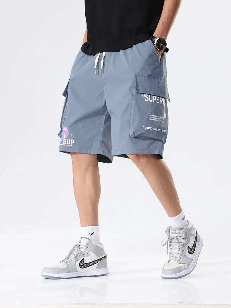Summer ELASTIC WAIST Cargo Shorts