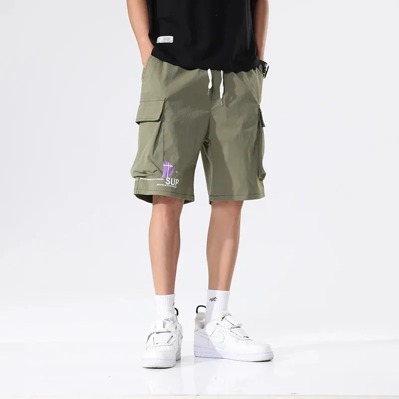 Summer ELASTIC WAIST Cargo Shorts