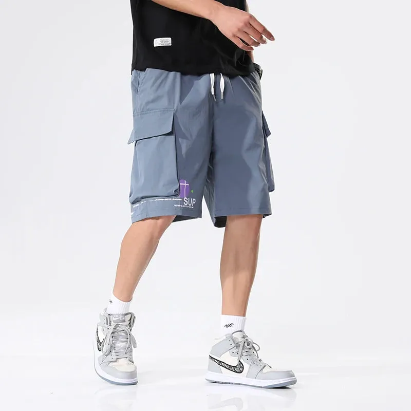 Summer ELASTIC WAIST Cargo Shorts