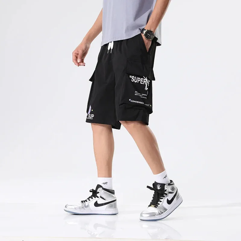 Summer ELASTIC WAIST Cargo Shorts