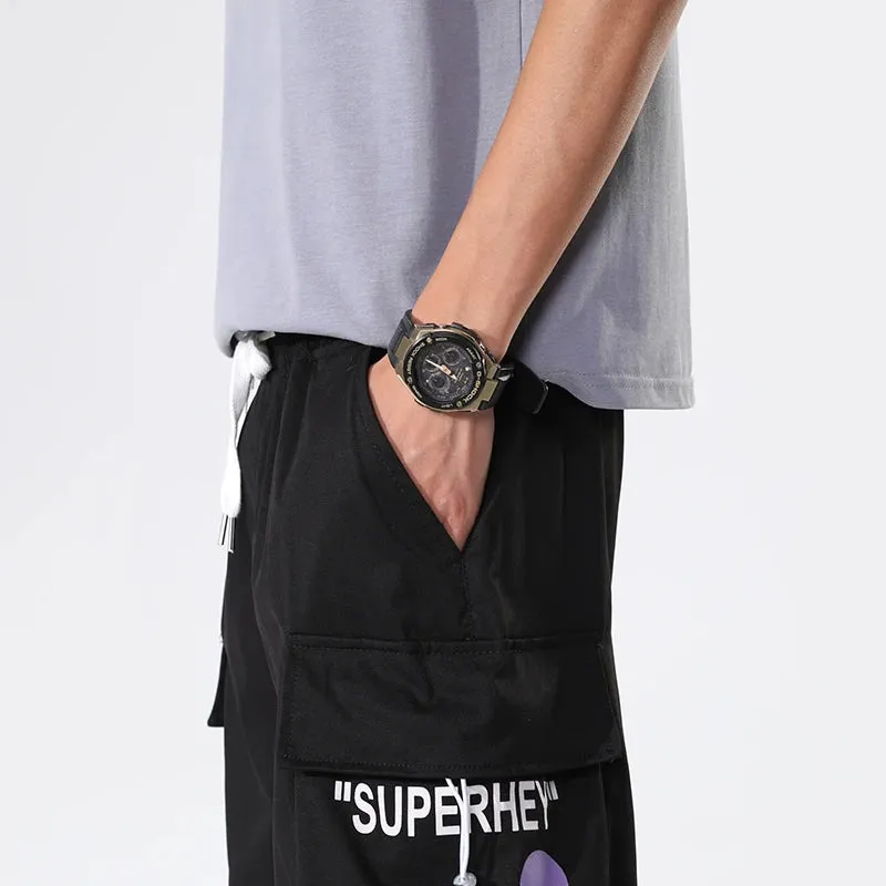 Summer ELASTIC WAIST Cargo Shorts