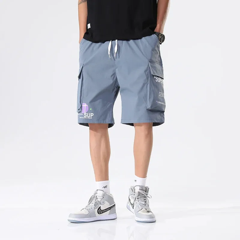 Summer ELASTIC WAIST Cargo Shorts