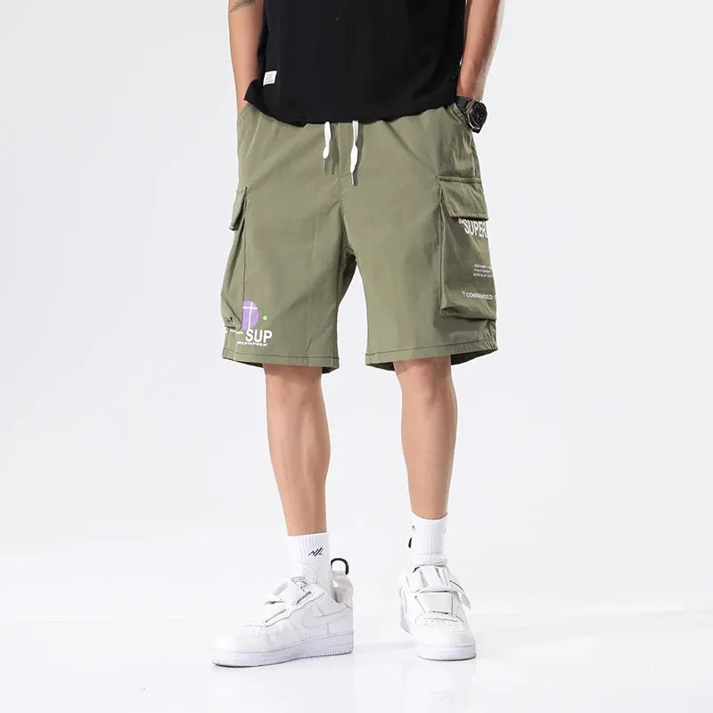 Summer ELASTIC WAIST Cargo Shorts