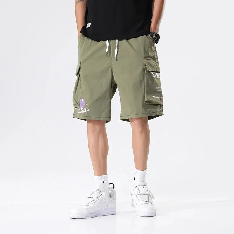 Summer ELASTIC WAIST Cargo Shorts