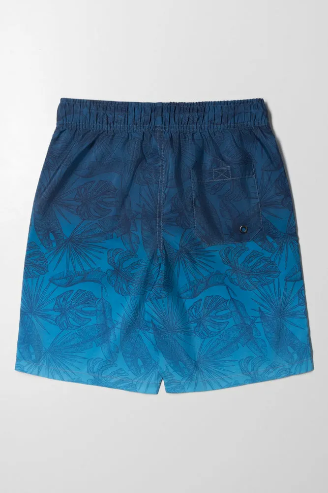 Swim Shorts Ombre Blue