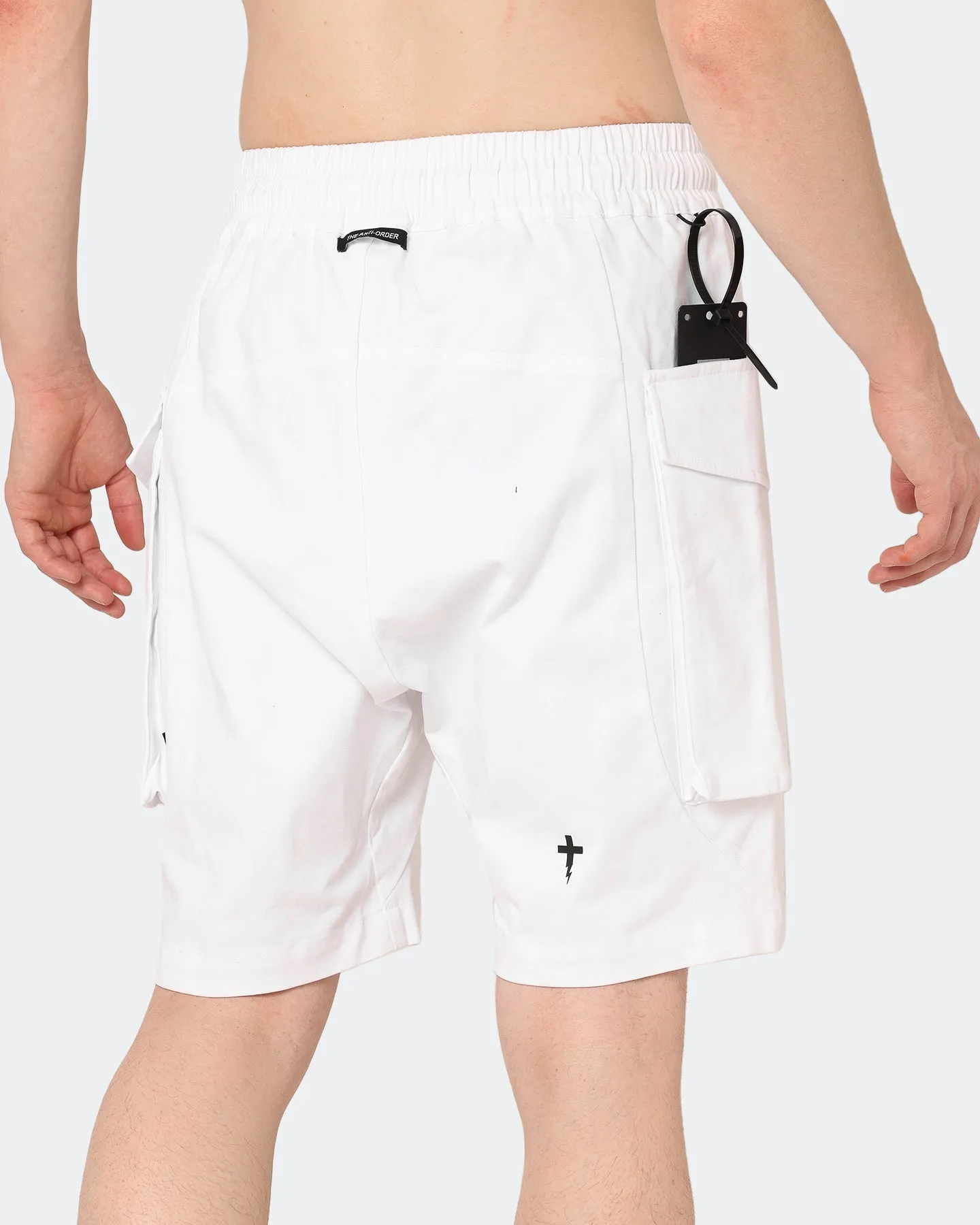 The Anti Order Cleon Cargo Shorts White