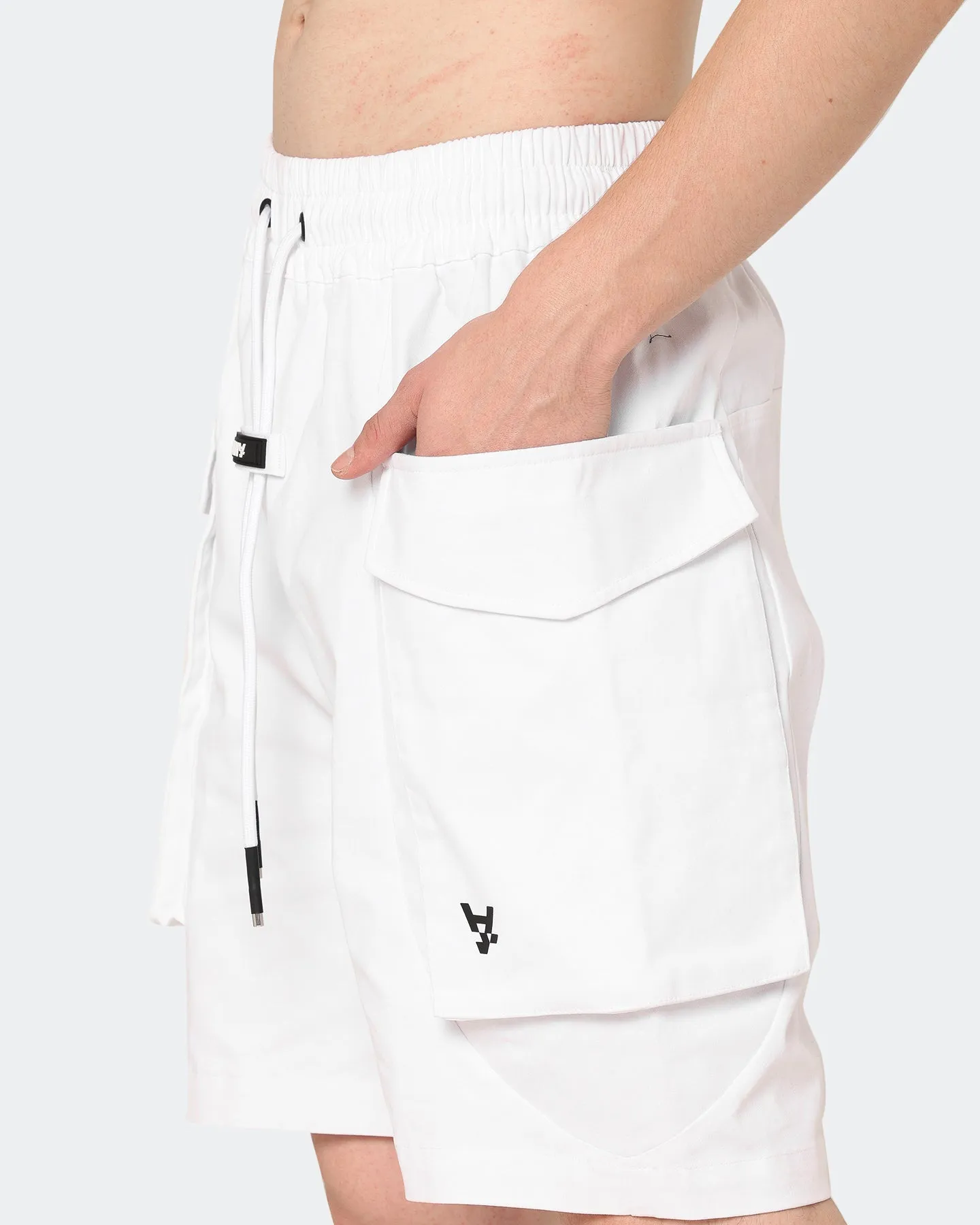 The Anti Order Cleon Cargo Shorts White