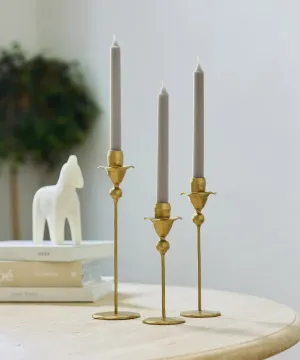 Theo Gold Candle Holder - Small
