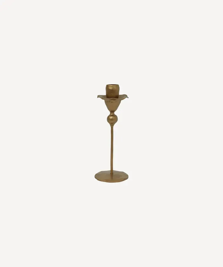 Theo Gold Candle Holder - Small