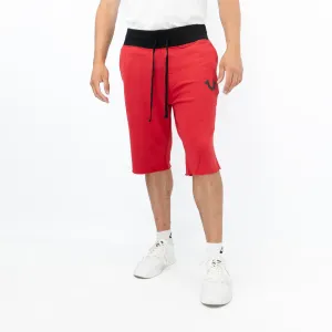True Religion Mens Shorts Red Black Waist
